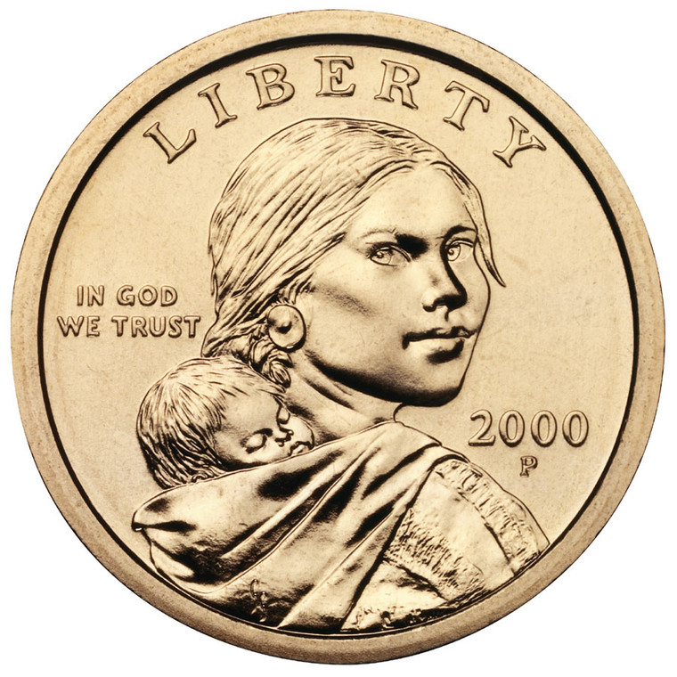 2000 Philadelphia Sacagawea Dollar Roll Uncirculated