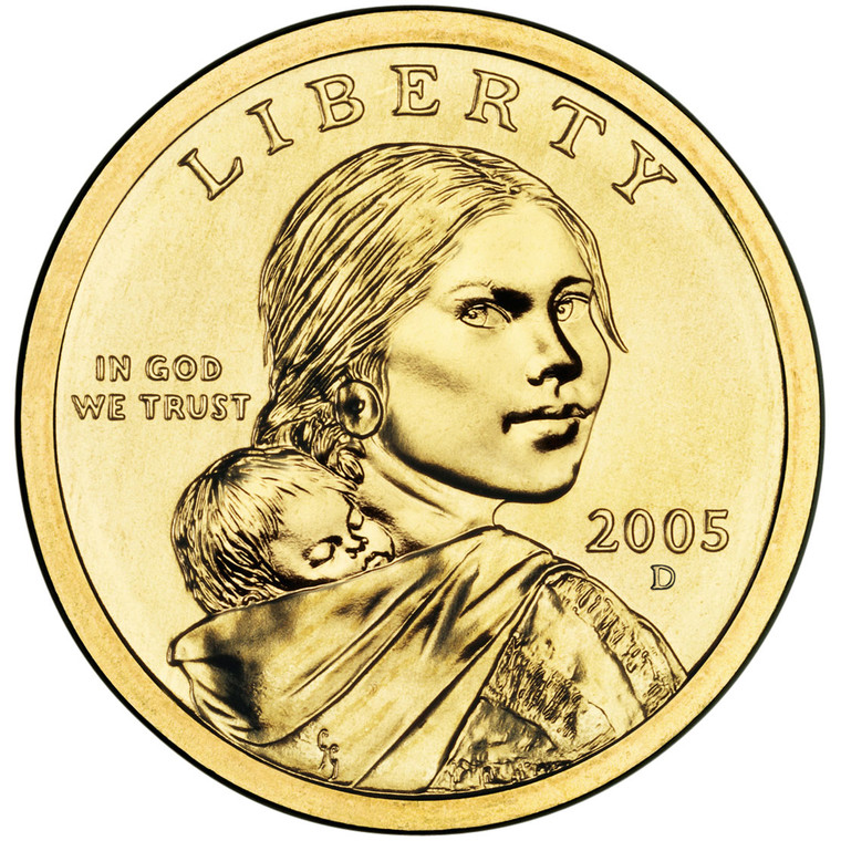 2005 Denver Sacagawea Dollar Roll Uncirculated