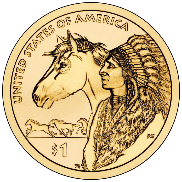 2012 Denver Native American Dollar Roll Uncirculated