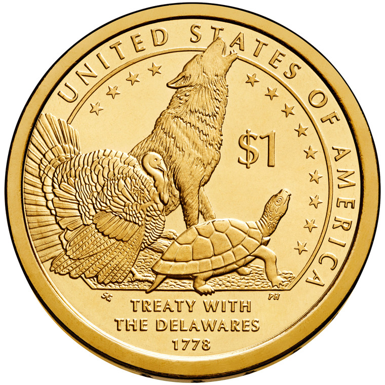 2013 Philadelphia Native American Dollar Roll Uncirculated