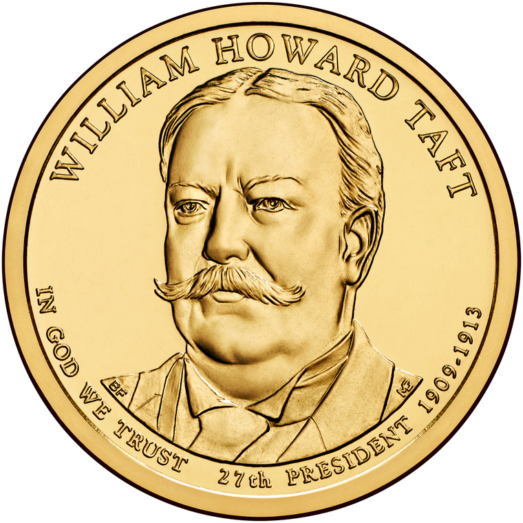2013 #27 Philadelphia William Howard Taft Presidential Dollar Roll Uncirculated