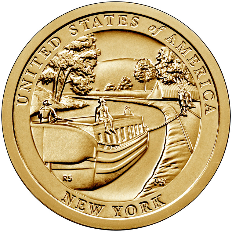 2021 #11 Philadelphia New York Erie Canal American Innovation Dollar Roll Uncirculated