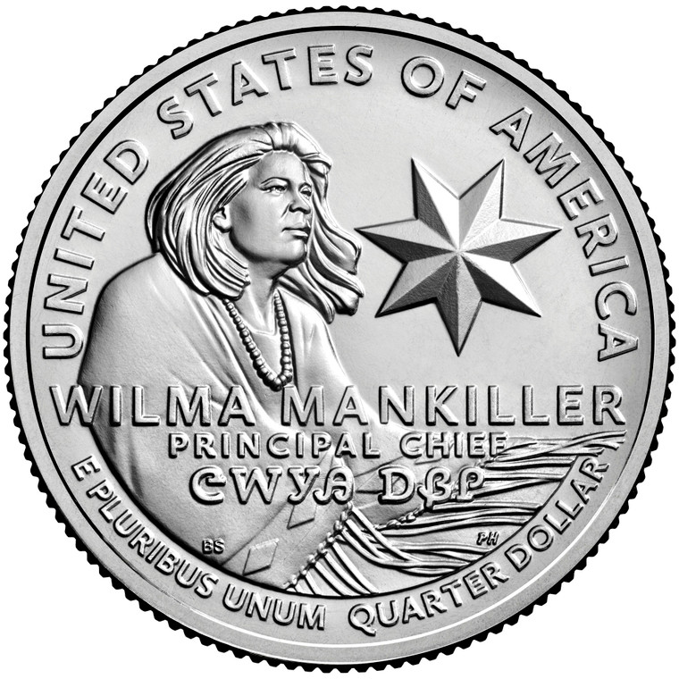 2022 #3 Philadelphia Wilma Mankiller American Women Quarter Roll Uncirculated