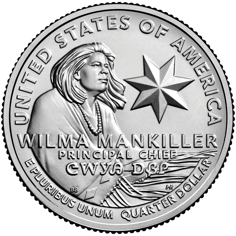 2022 #3 Denver Wilma Mankiller American Women Quarter Roll Uncirculated