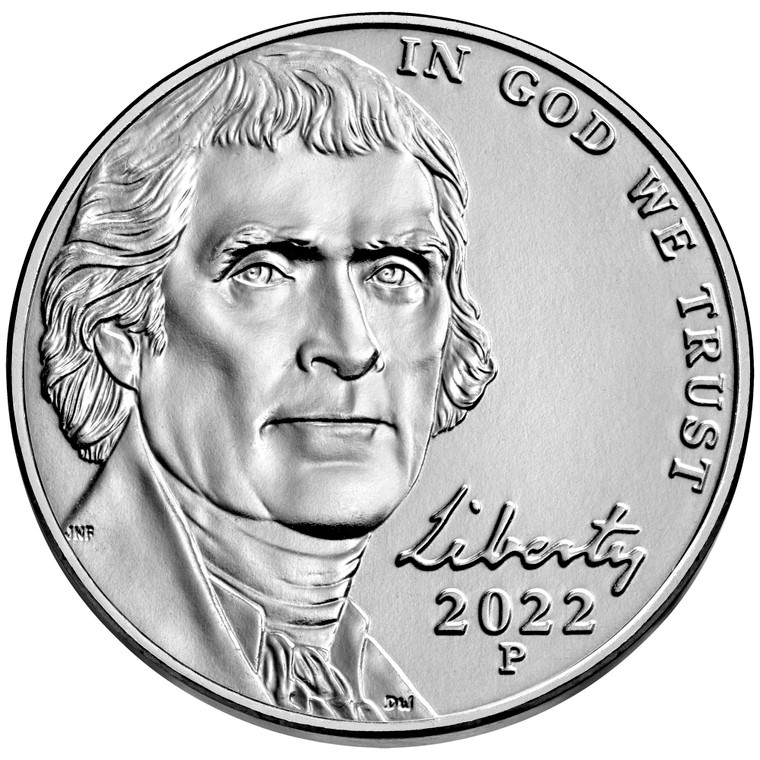 2022 Philadelphia Jefferson Nickel Roll Uncirculated