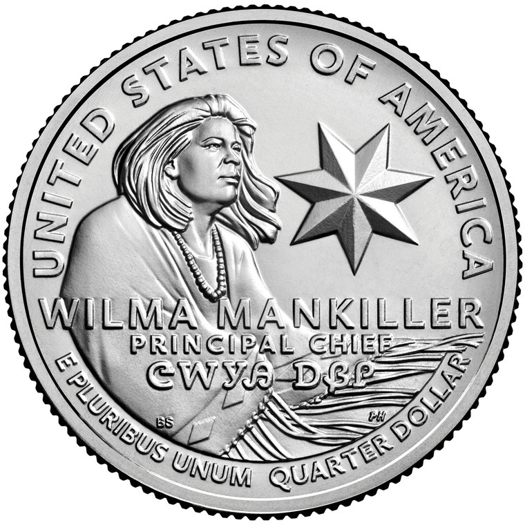 2022 #3 San Francisco Wilma Mankiller American Women Quarter Roll Uncirculated