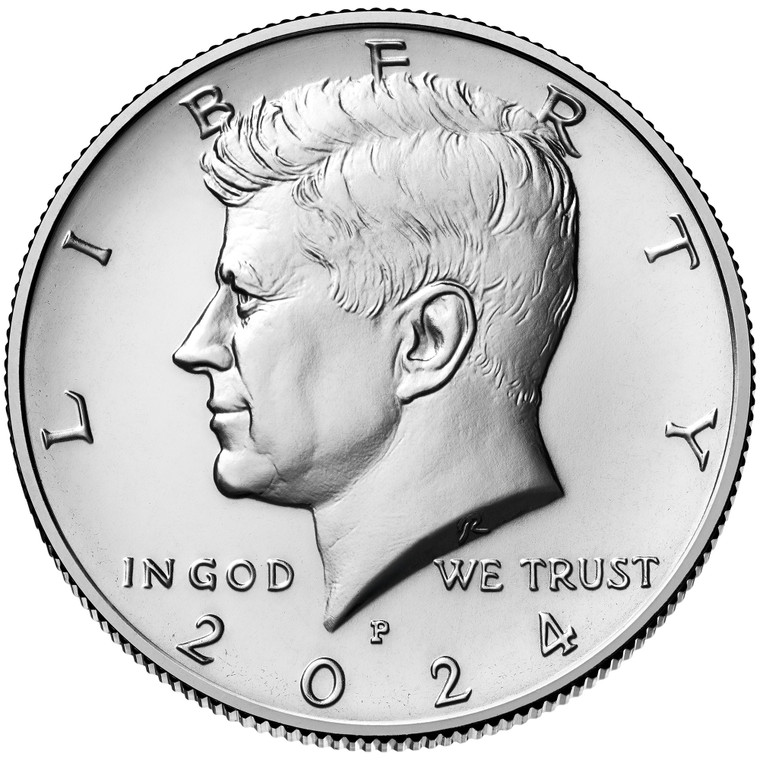 2024 Philadelphia Kennedy Half Dollar Roll Uncirculated