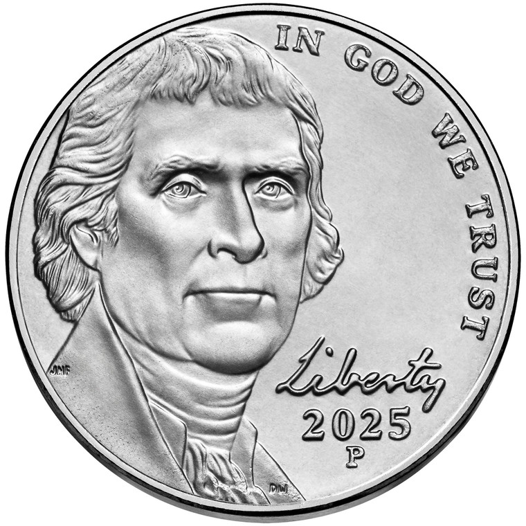 2025 Philadelphia Jefferson Nickel Roll Uncirculated