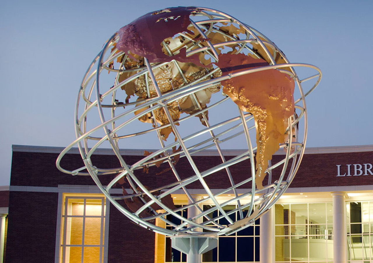 Custom World Globe Sculptures