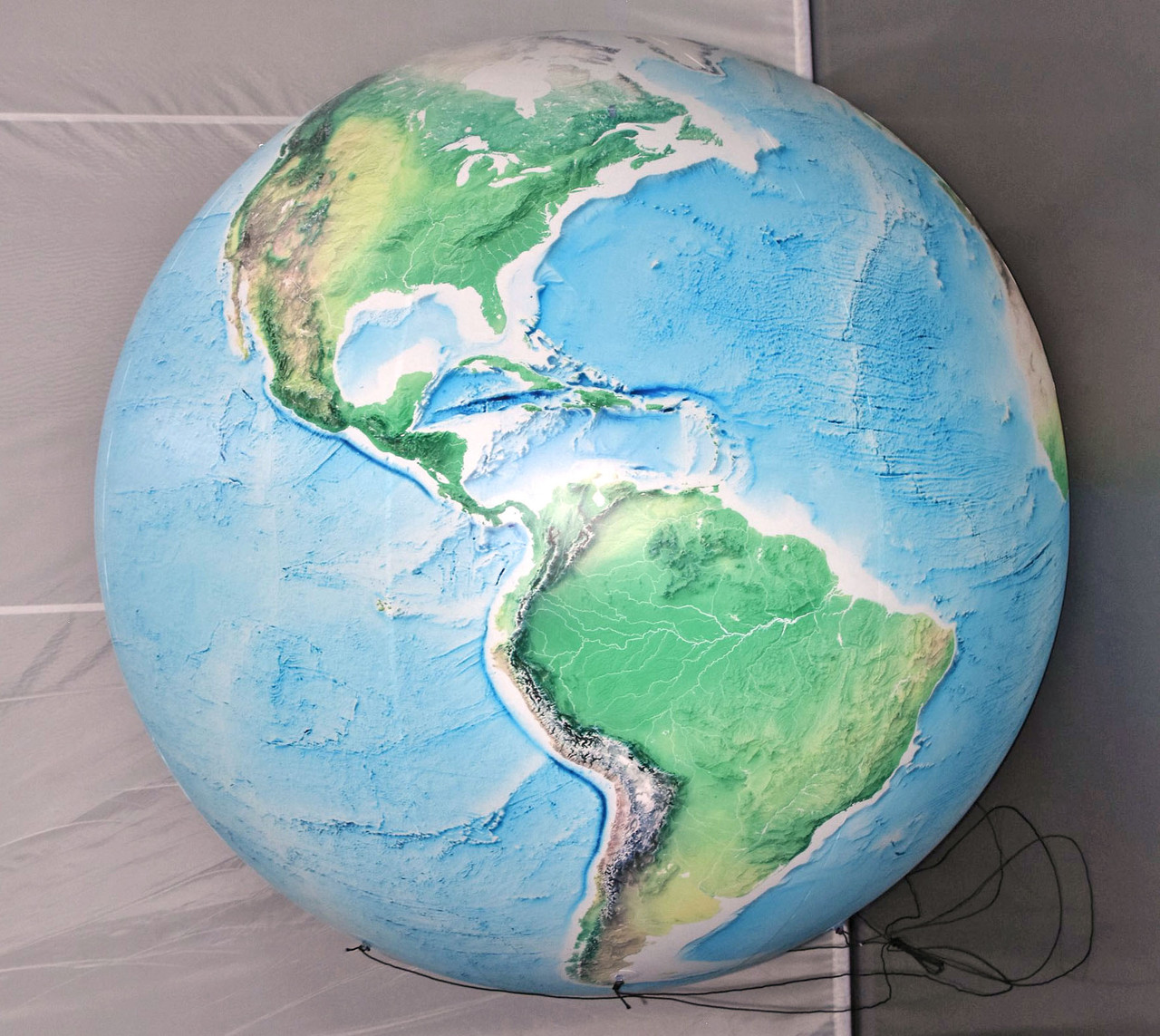 7' Natural Earth Giant Inflatable Globe