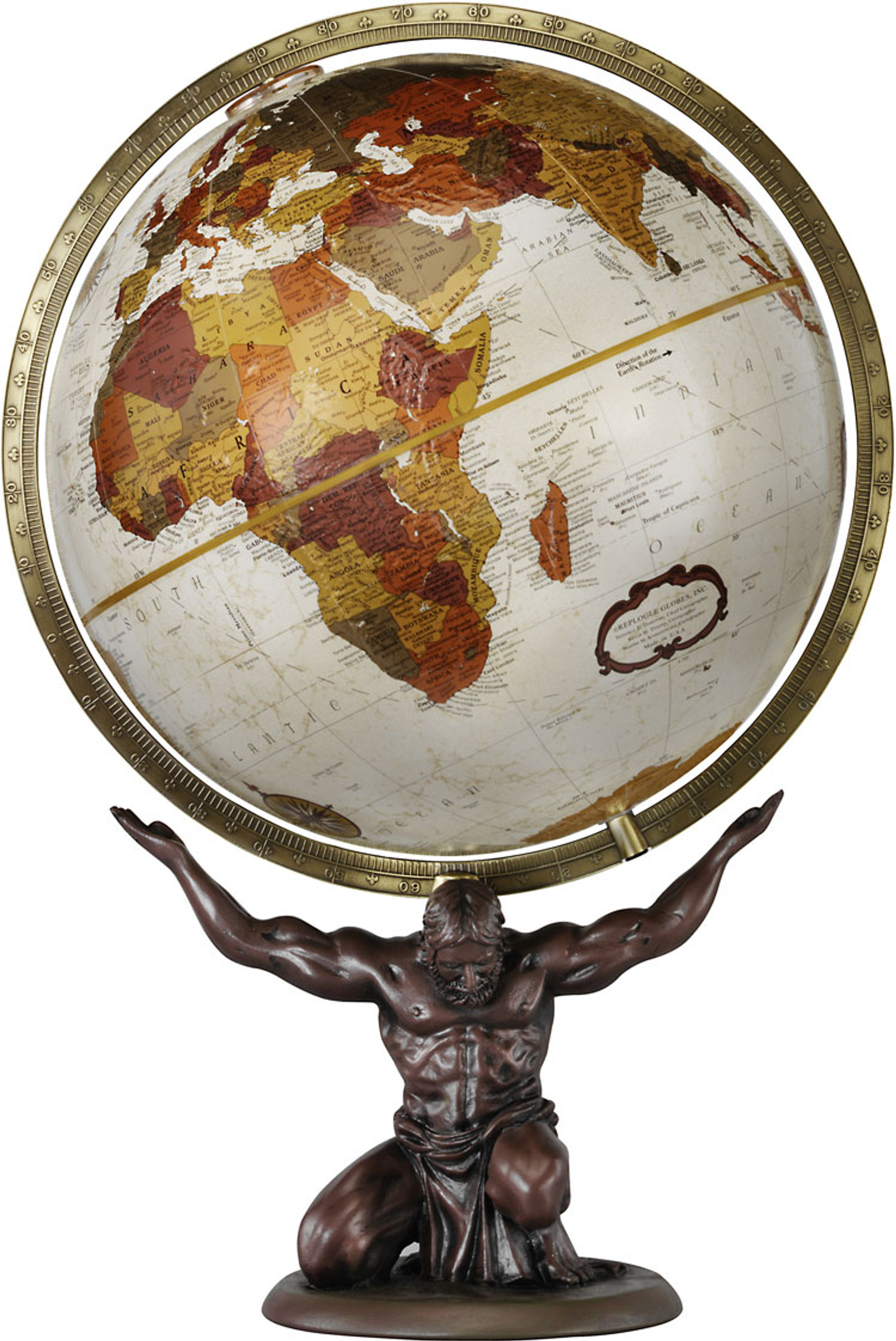 RAISED RELIEF GLOBES Desk Globes