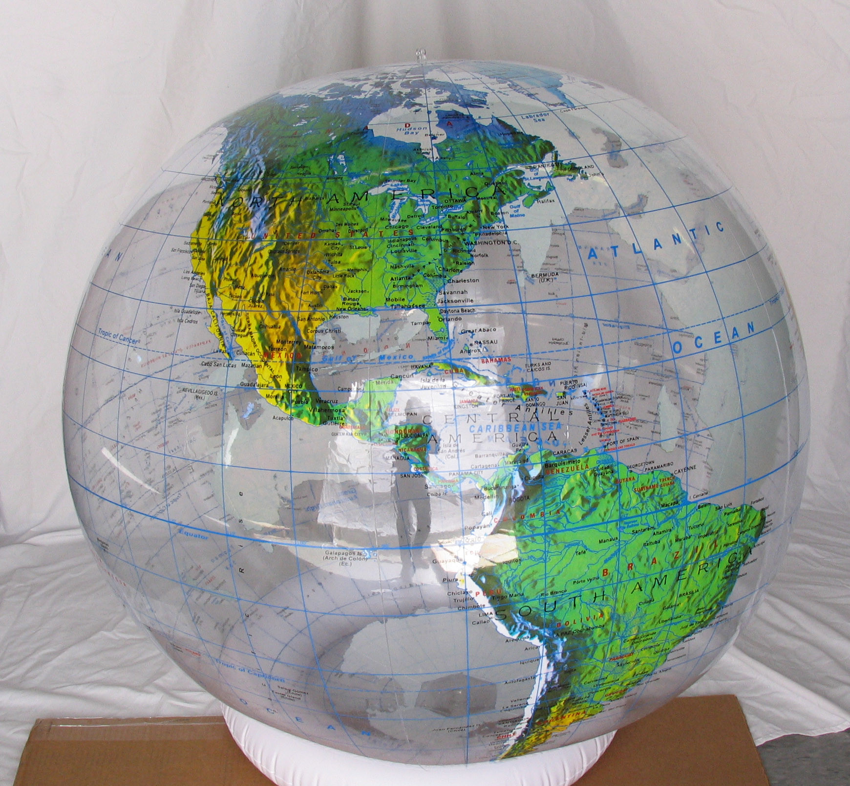 Inflatable World Globes