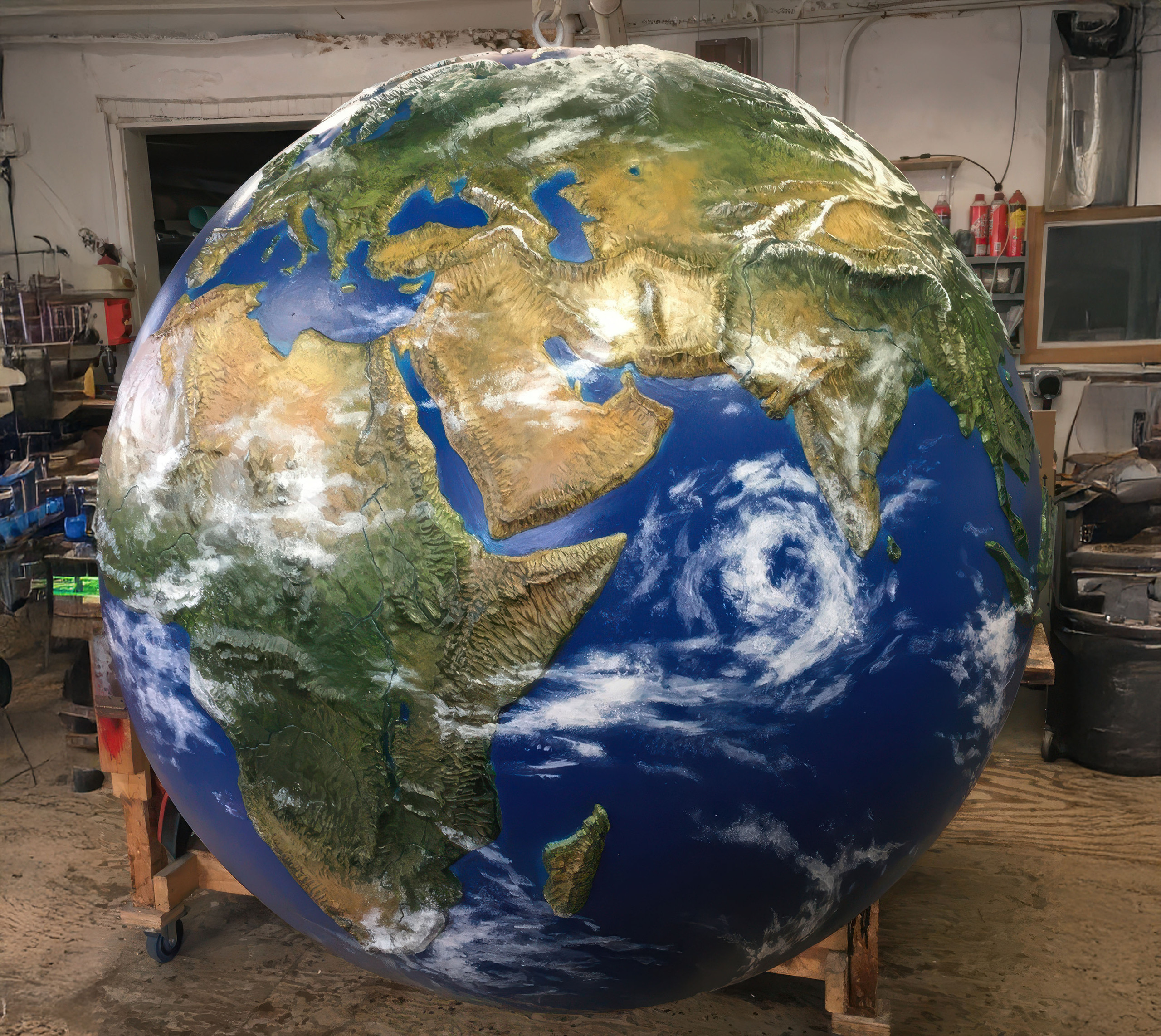 Custom Hand-crafted Wooden Globes