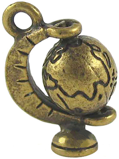 GLOBE JEWELRY - Old World Globe Charm