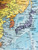 Mercatore 24 Inch Floor Globe - Blue Ocean - Cartography Detail