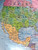 Magallano 24 Inch Floor Globe - Blue Ocean - USA Map Detail