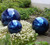 Blue Stainless Steel Gazing Balls - Mirror Finish Stainless Steel Spheres