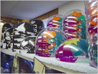 Creating acrylic globes