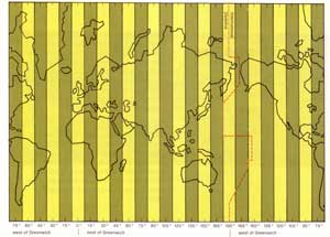 planet earth time zones