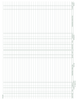 Patient Service Record form PMS 349 green 8-1/2" x 11" (100/PK) Page 1