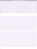 Linen Blank Business Checks on Top-Purple
