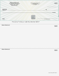 Prismatic with Hologram Printed Checks