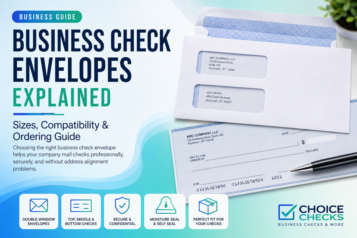 Business Check Envelopes Explained: Sizes, Compatibility & Ordering Guide  