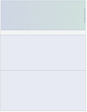 Prismatic Cube Blank Business Checks