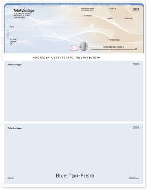 Prism Hologram Printed Business Checks
