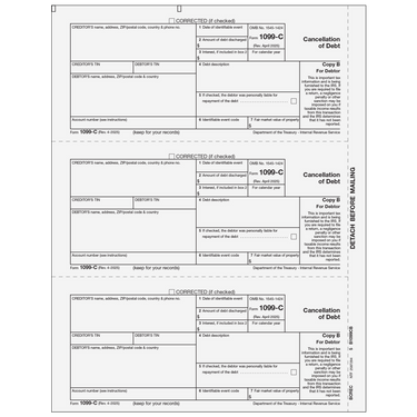 1099-C Tax Forms