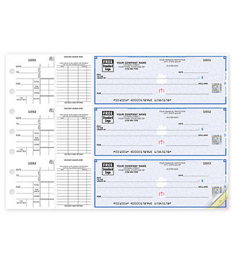 3 On a Page Manual High Security Business Checks