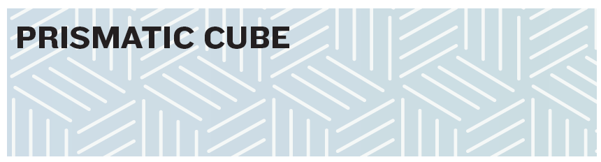 Prismatic Cube and Cube Blank Business Checks