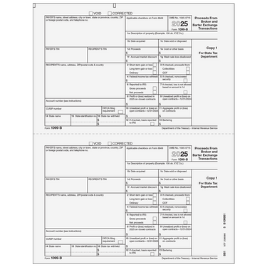 1099-B Tax Forms