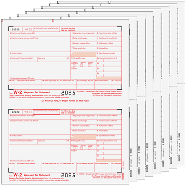W-2 Tax Forms