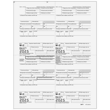 W-2 Tax Forms