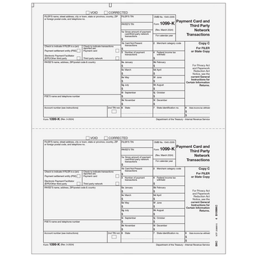 1099-K Tax Forms