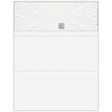 Prismatic Star With Hologram Blank Business Checks