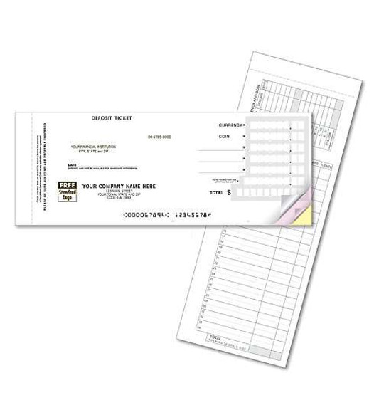 Booked Deposit Tickets - Quick Entry Format - 2 Part Booked Deposit Tickets - Quick Entry Format - 2 Part