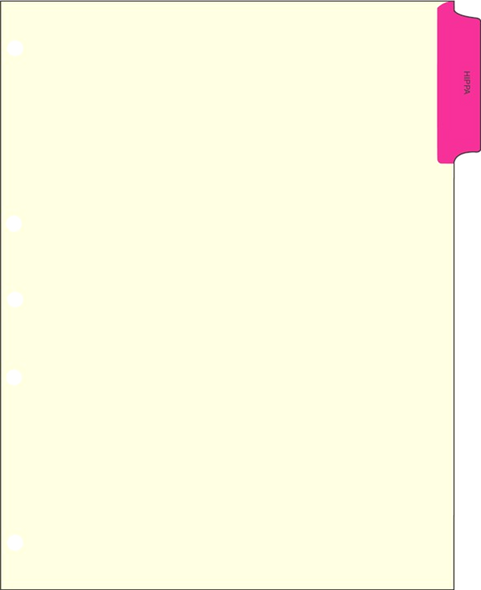 Index (side tab) -100/Pkg
