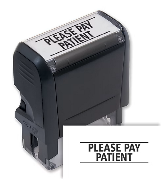 Please Pay Patient Stamp - Self Inking Please Pay Patient Stamp - Self Inking