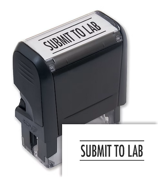 Submit To Lab Stamp - Self Inking Submit To Lab Stamp - Self Inking