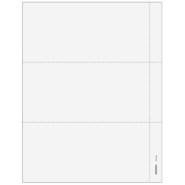 3up Blank W-2 Form with 3/4" Side Perforation (with Employee Instructions) 3up Blank W-2 Form with 3/4" Side Perforation (with Employee Instructions)