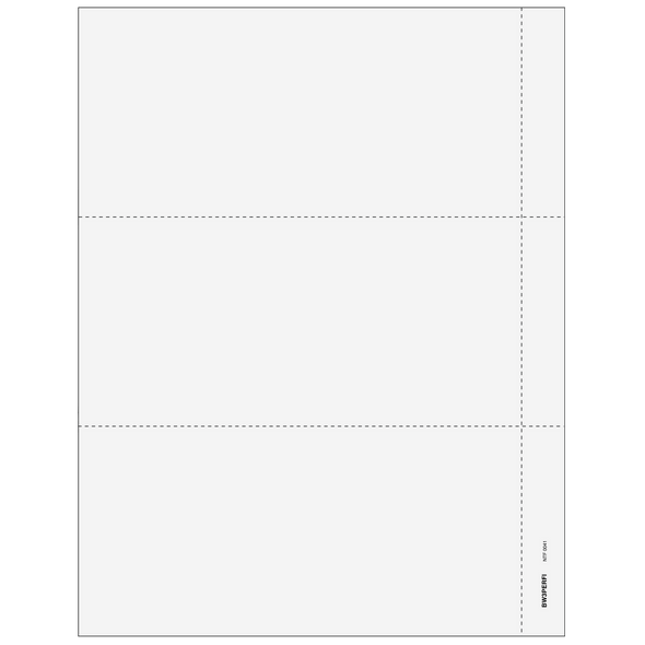 3up Blank W-2 Form with 3/4" Side Perforation (with Employee Instructions) 3up Blank W-2 Form with 3/4" Side Perforation (with Employee Instructions)