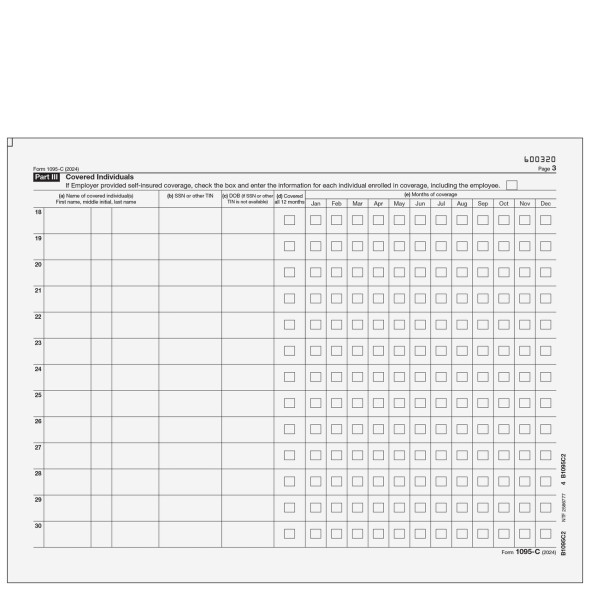 Form 1095-C - Employer Provided Health Insurance Offer and Coverage (Covered Individuals) Form 1095-C - Employer Provided Health Insurance Offer and Coverage (Covered Individuals)