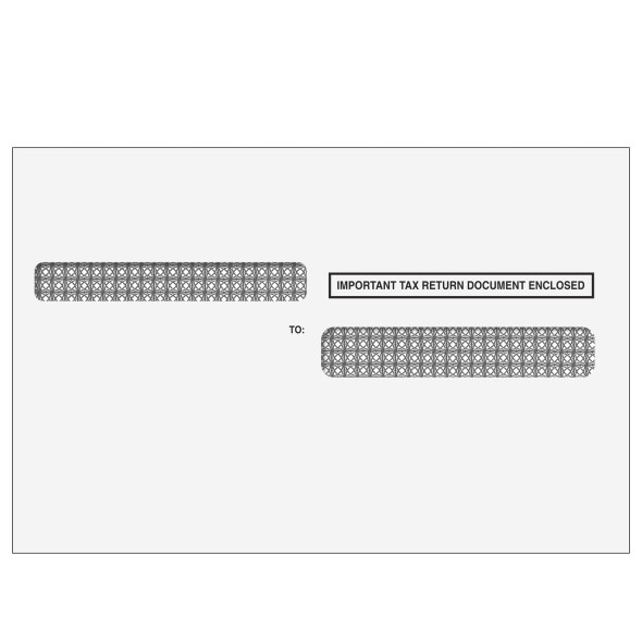 4up W-2 Double Window Envelope - Quadrant (Moisture Seal) 4up W-2 Double Window Envelope - Quadrant (Moisture Seal)