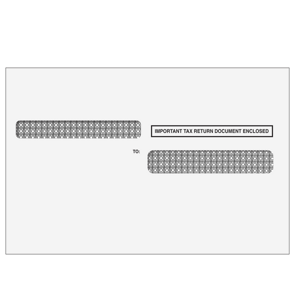 4up W-2 Double Window Envelope - Quadrant (Self Seal & Tamper Evident) 4up W-2 Double Window Envelope - Quadrant (Self Seal & Tamper Evident)
