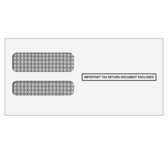 3up W-2 Double Window Envelopes (Moisture Seal) 3up W-2 Double Window Envelopes (Moisture Seal)