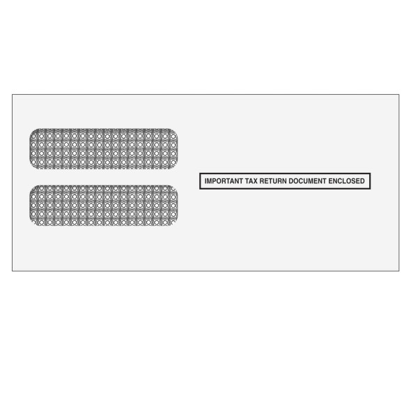 3up W2 Double Window Envelope (Self Seal) 3up W2 Double Window Envelope (Self Seal)