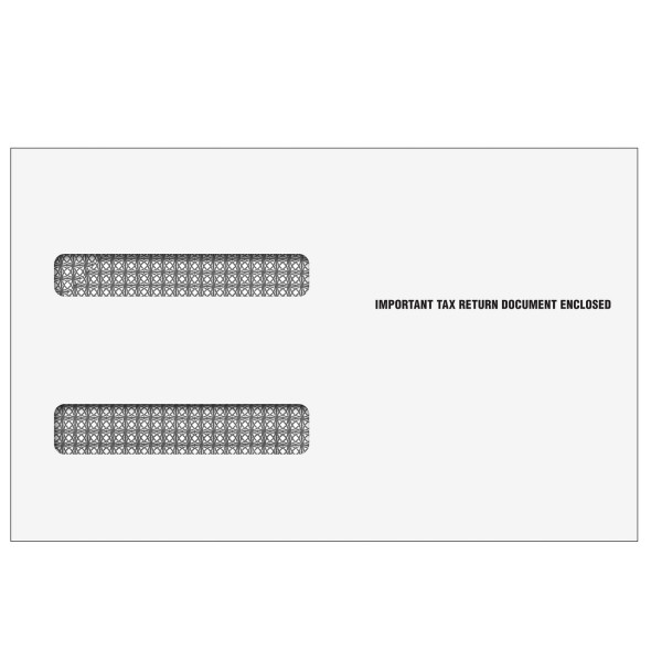 4up W-2 Double Window Envelope (Moisture Seal) 4up W-2 Double Window Envelope (Moisture Seal)