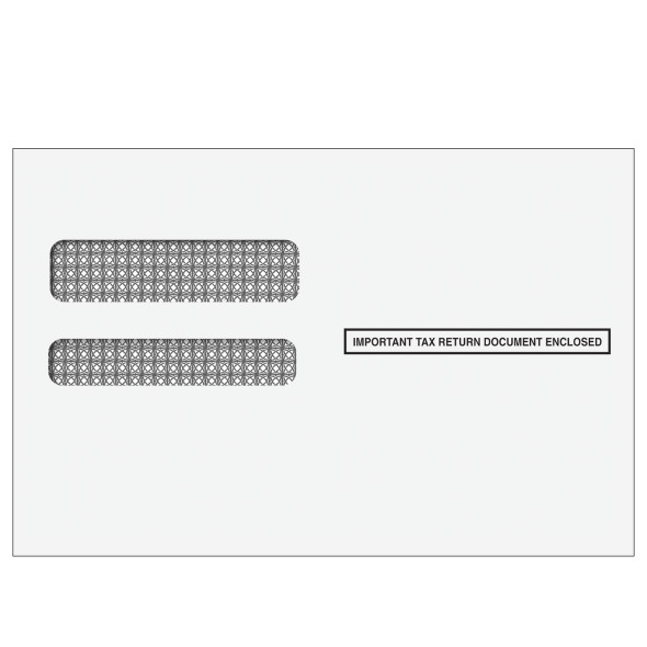 1095 Double Window Envelope (Self Seal) 1095 Double Window Envelope (Self Seal)